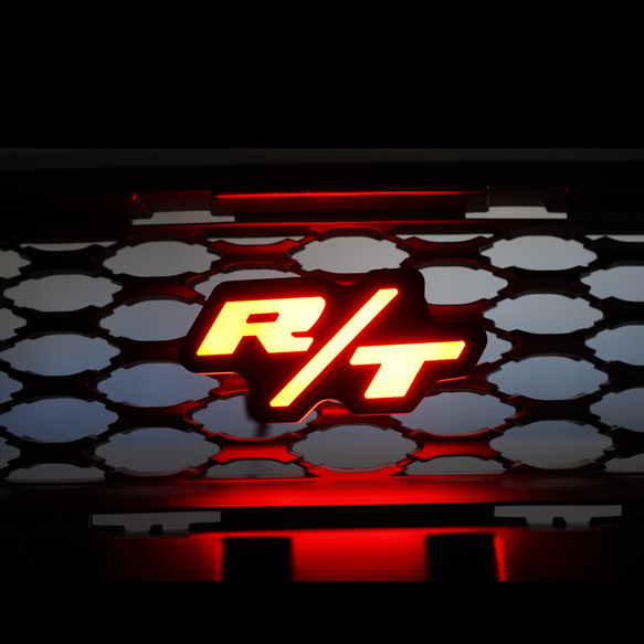 Dodge RT Flow Series LED Badge Emblem Logo - AutoLEDTech.com