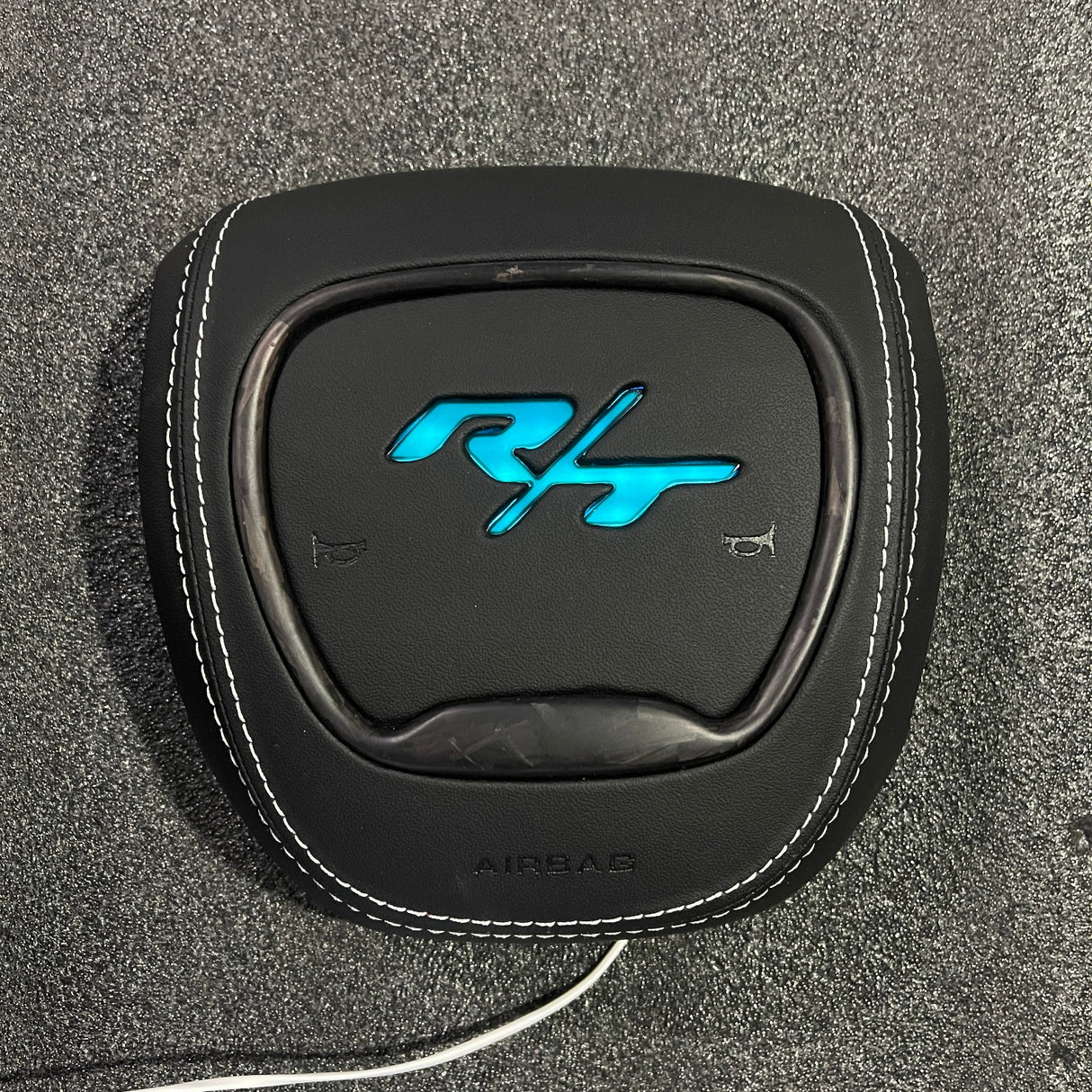 Dodge RT RGB LED Custom Airbag Cover - AutoLEDTech.com