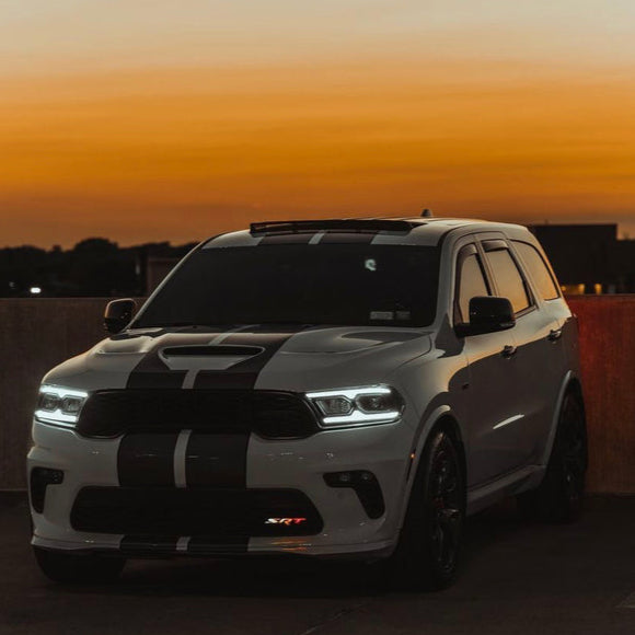 Dodge SRT RGBW Flow Series LED Badge Emblem Logo - AutoLEDTech.com