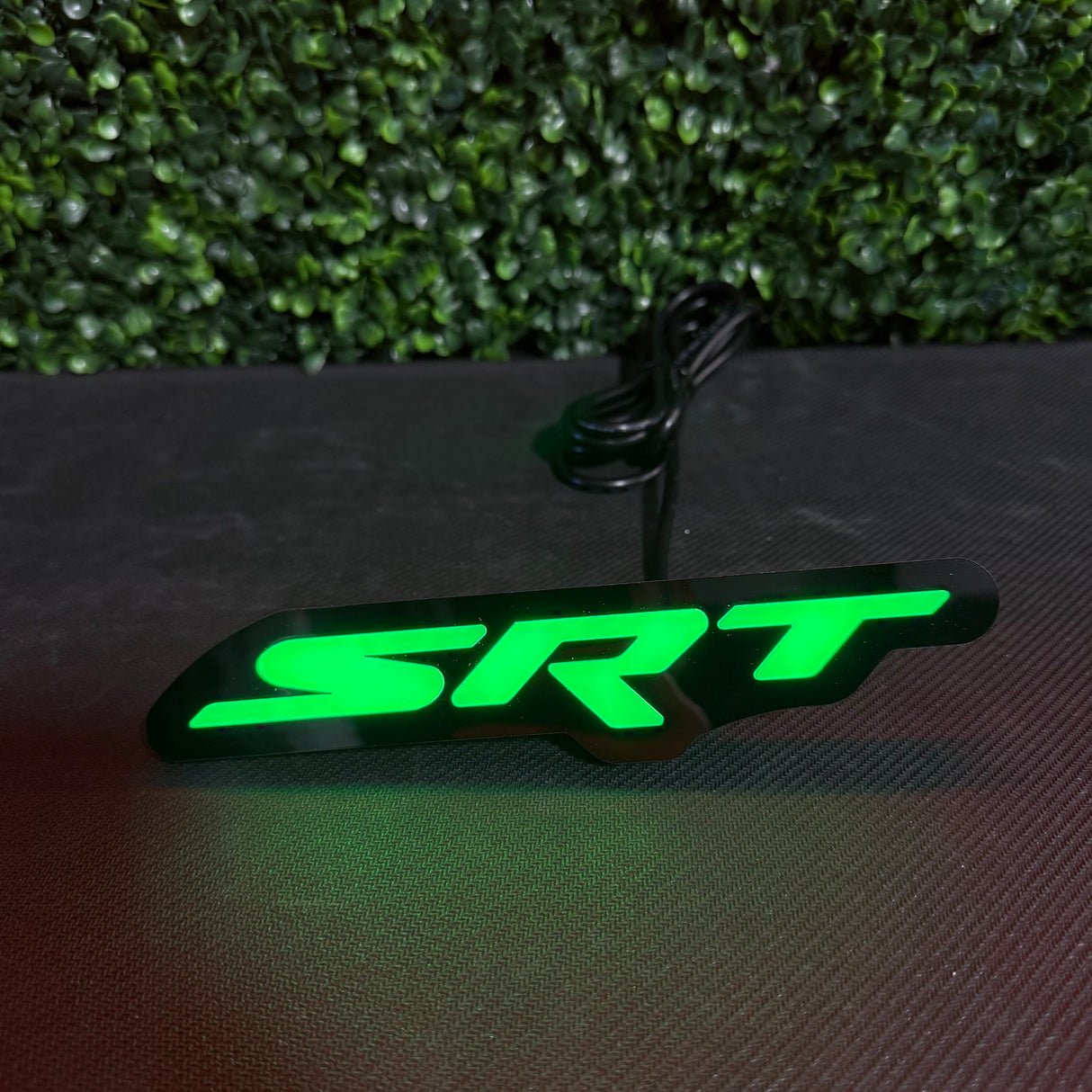 Dodge SRT RGBW Flow Series LED Badge Emblem Logo - AutoLEDTech.com