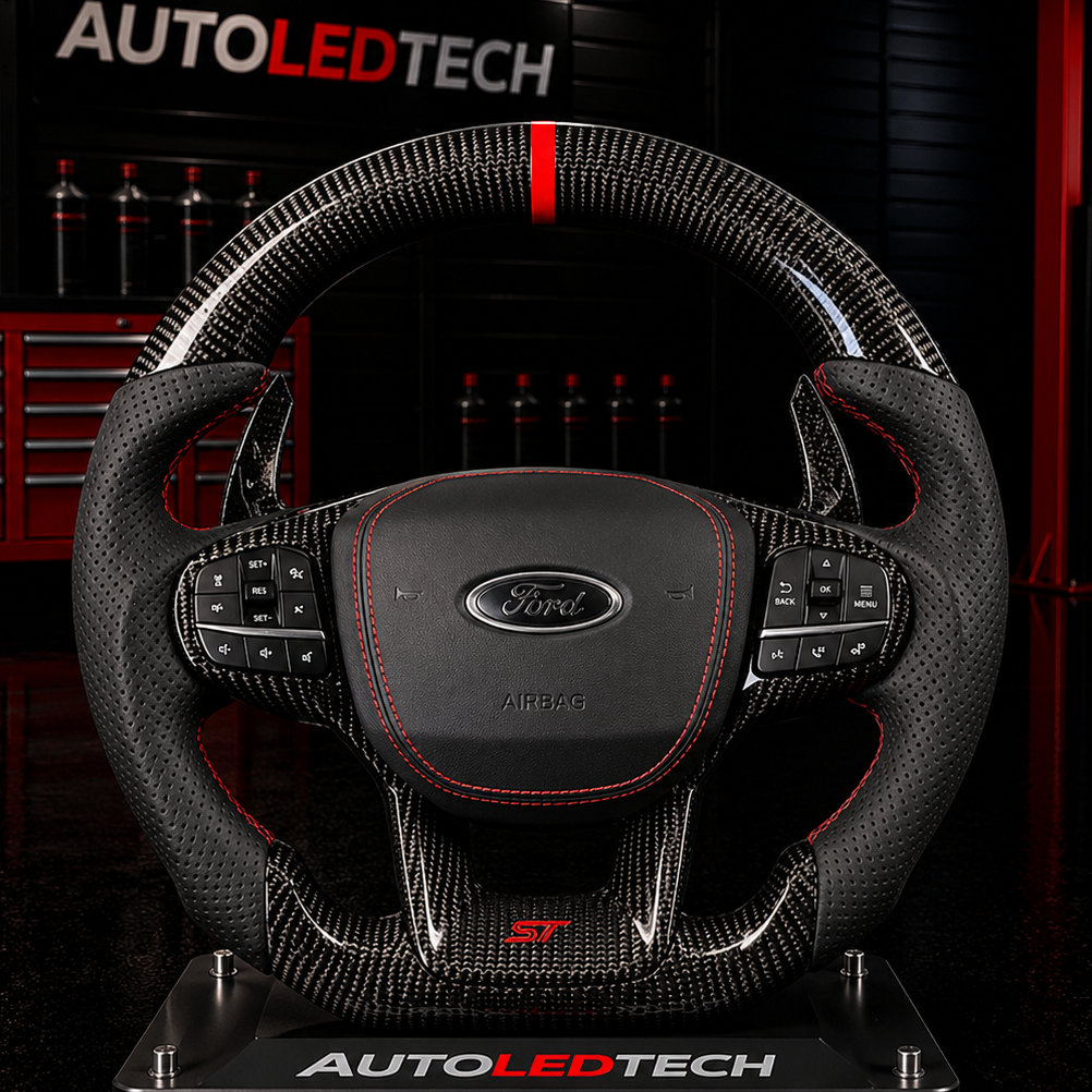 2020-2027+ Ford Explorer ST Custom Carbon Fiber LED Steering Wheel