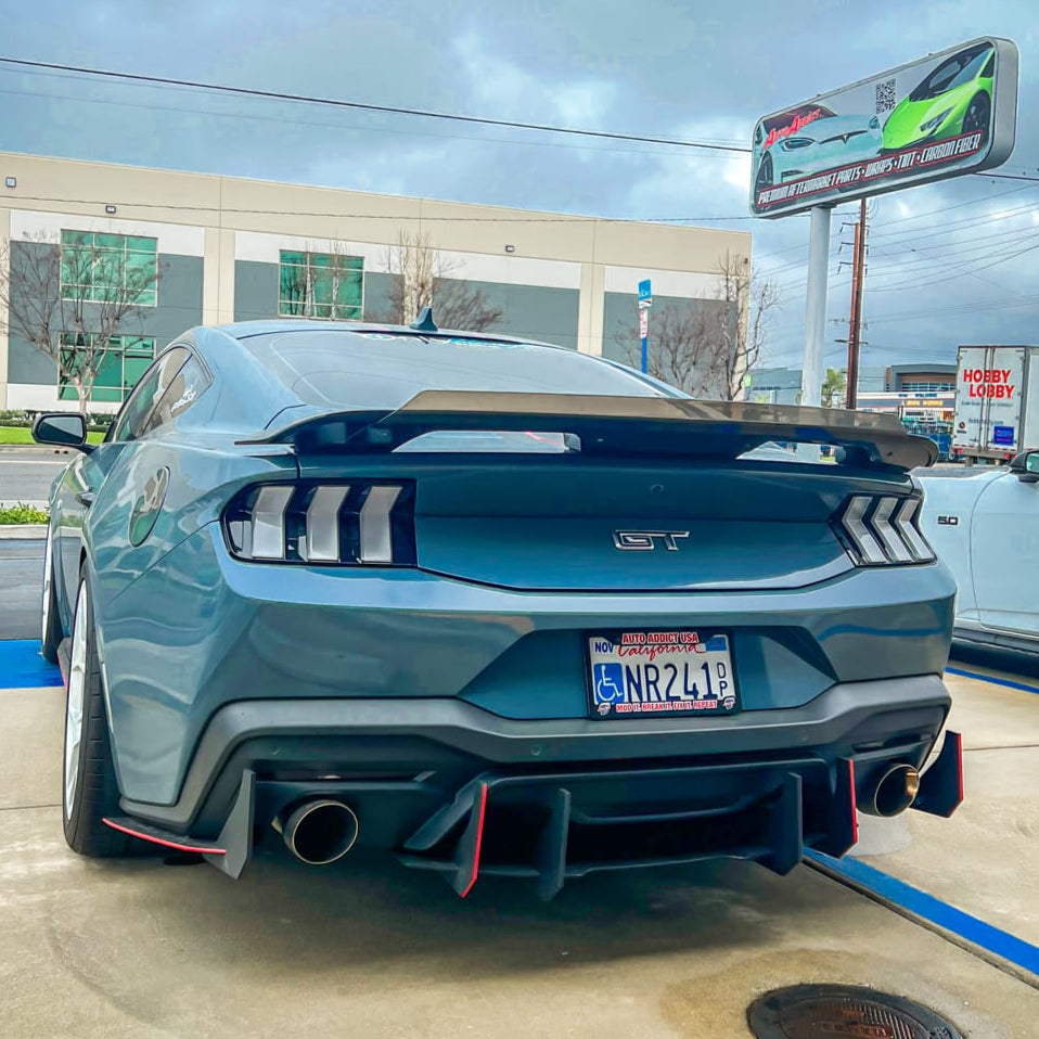2024-2026 Ford Mustang S650 Smoked Euro Style LED Tail Lights