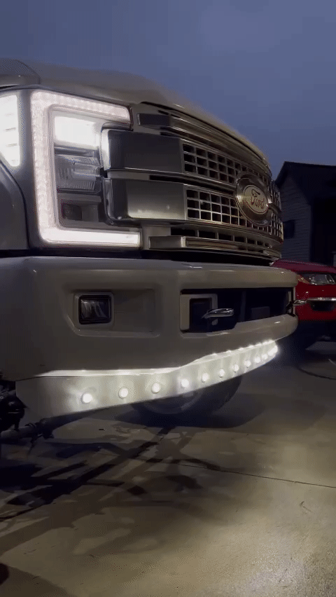 Ford Super Duty LED Front Valance Accent Running Lights Kit