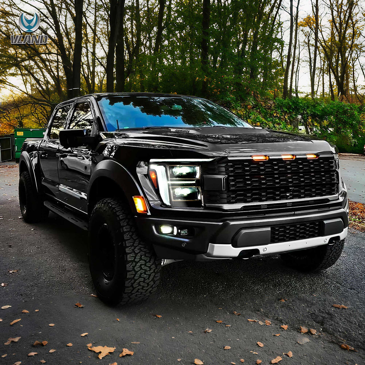 2021-2023 Ford F150 2024+ Style LED DRL Headlights