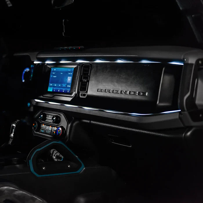 Ford Bronco Dynamic ColorSHIFT LED Interior Dash Board Kit - AutoLEDTech.com