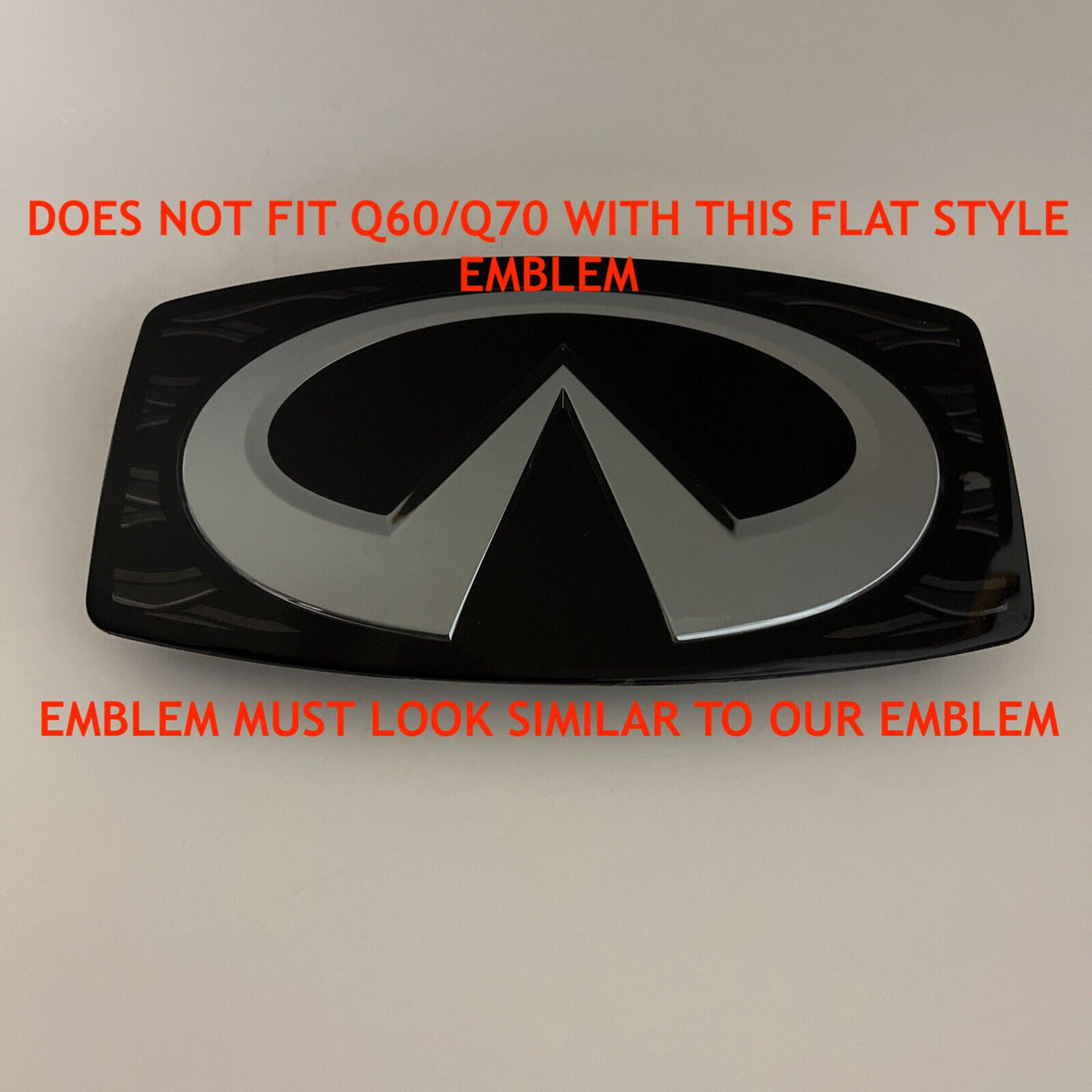 2014-2024 Q50 Q60 Color Changing RGB LED Badge Grill Emblem Logo