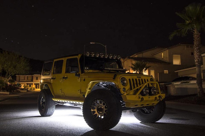 Hyper Pro MAX 104W PURE WHITE LED Rock Lights Pod Kit (9100 Lm) - AutoLEDTech.com