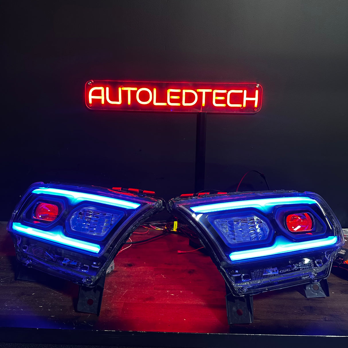 2014-2026+ Dodge Durango RGBW Flow Series LED DRL Prebuilt Headlights