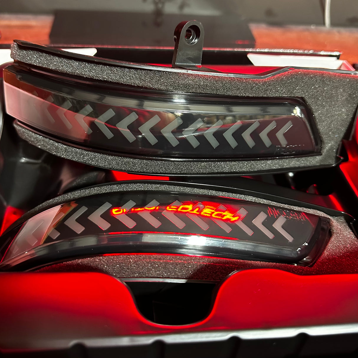 2019-2024 Ram TRX 1500 Smoked White Amber Scanning LED Mirror Lights