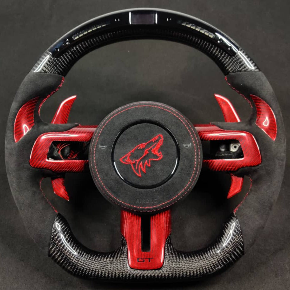 2015-2020 Ford Raptor F150 Custom Carbon Fiber Steering Wheel - AutoLEDTech.com