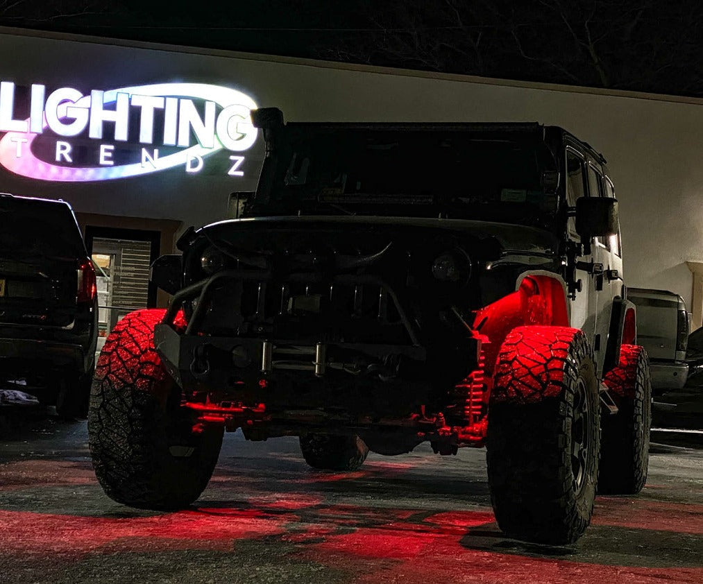 36W RGBW LED Rock Lights Pod Kit (3100 Lumen) LED headlight kit AutoLEDTech Oracle Lighting Trendz Flow Series RGBHaloKits OneUpLighting Morimoto