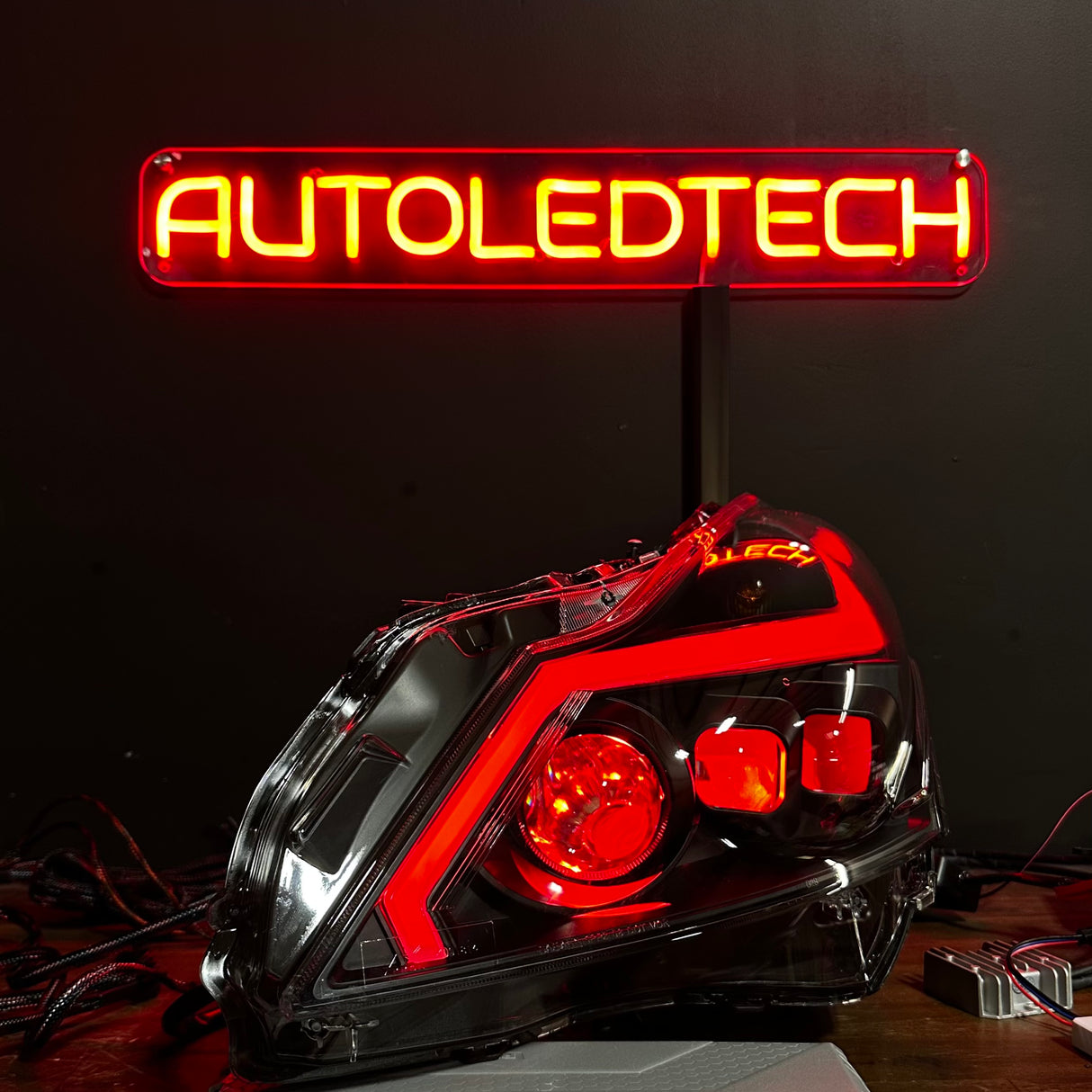 2010-2015 Infiniti G37/G25/Q60 RGB Flow Series LED DRL Headlights