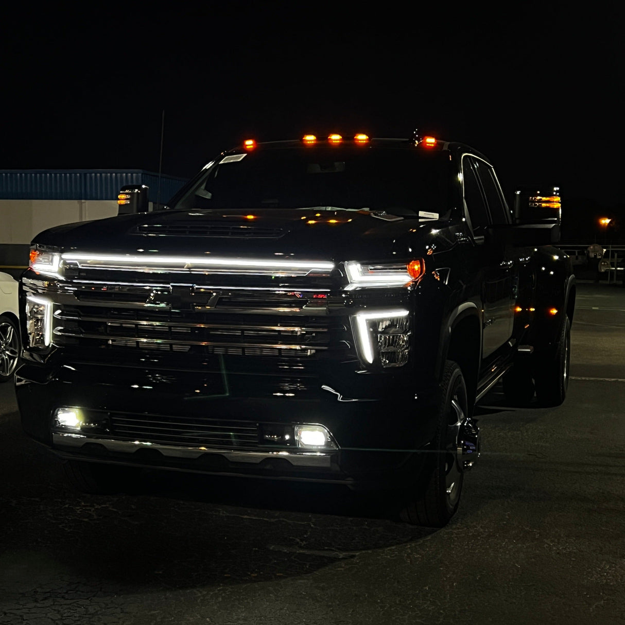 2020-2023 Chevrolet Silverado 2500 3500 HD LED Grill Accent Lights Kit | LT LTZ High Country LED headlight kit AutoLEDTech Oracle Lighting Trendz Flow Series RGBHaloKits OneUpLighting Morimoto