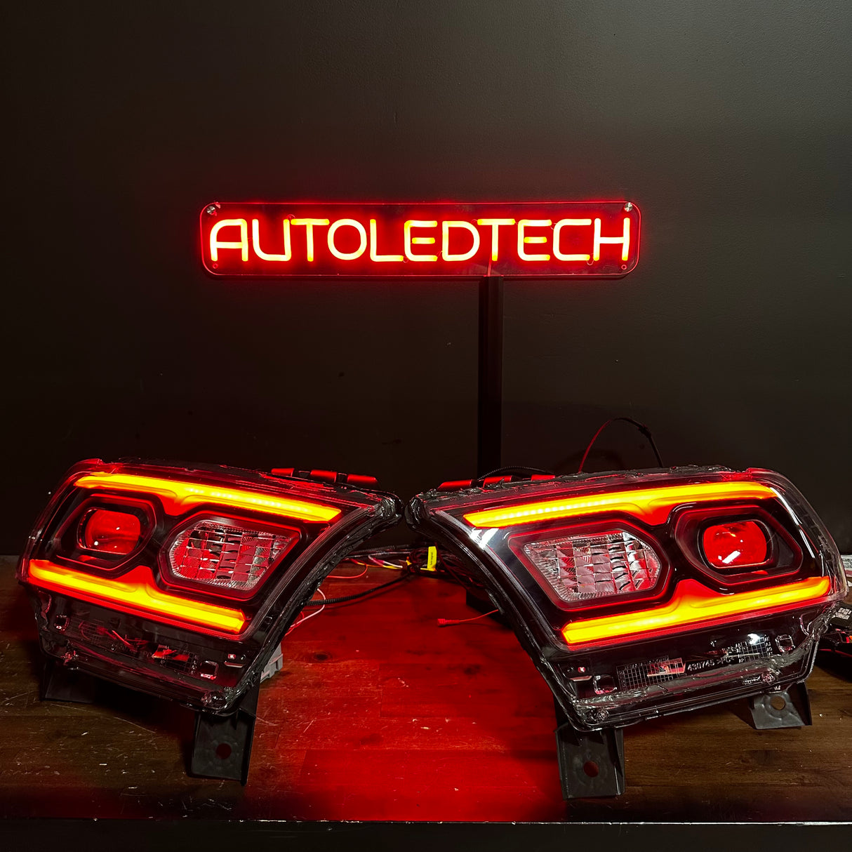 2014-2026+ Dodge Durango RGBW Flow Series LED DRL Prebuilt Headlights