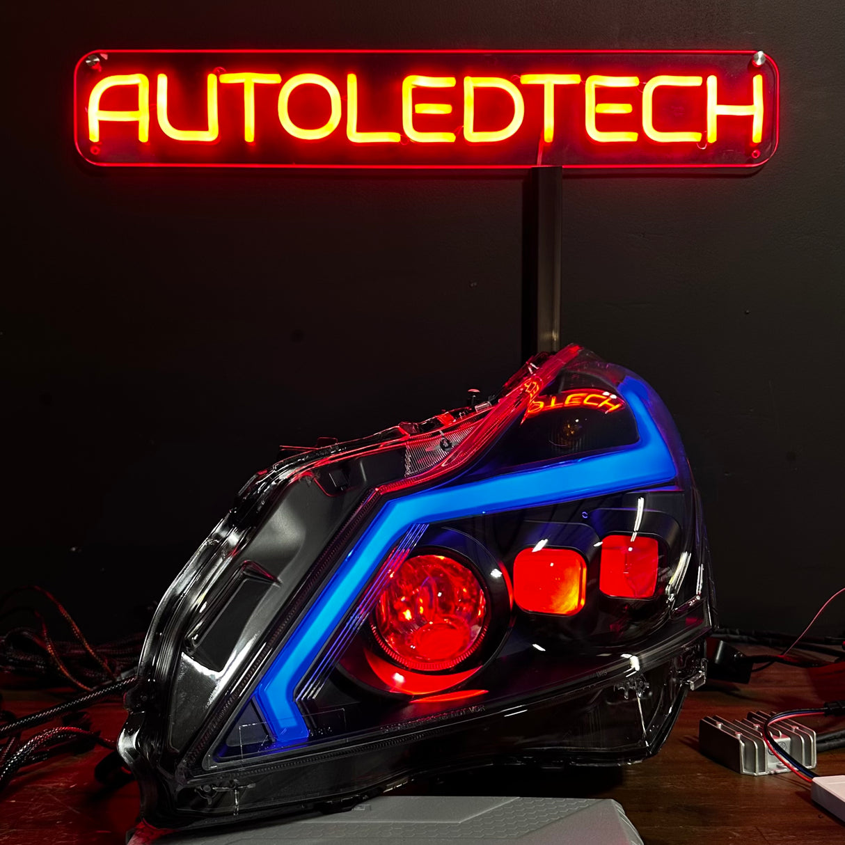 2010-2015 Infiniti G37/G25/Q60 RGB Flow Series LED DRL Headlights