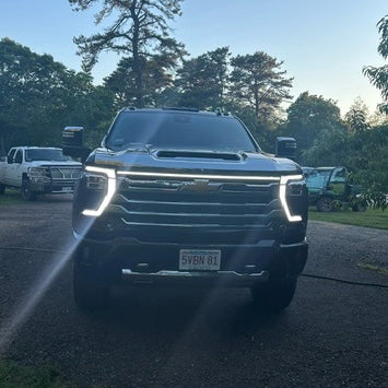 2023-2026+ Chevrolet Silverado 1500 LED Grill Accent Light Bar Kit - AutoLEDTech.com