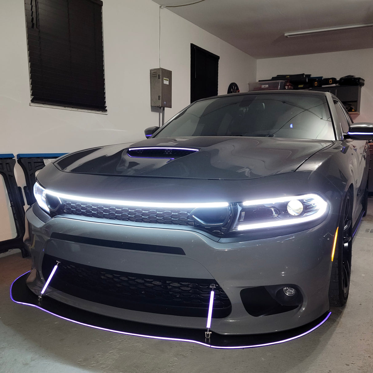 2015-2023 Dodge Charger LED DRL Grill Accent Lights Bar Kit