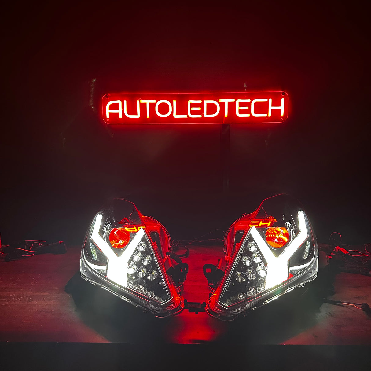 2014-2019 Chevy C7 Corvette RGBW Flow Series LED DRL XB LED Headlights