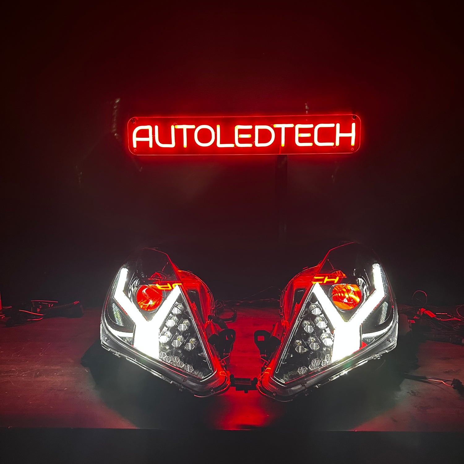2014-2019 Chevy C7 Corvette RGBW Flow Series LED DRL XB LED Headlights