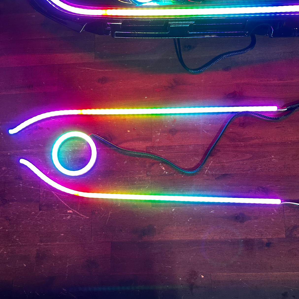 2015-2023 Dodge Charger RGBW Flow Series DIFFUSED LED DRL Boards + Halo Kit