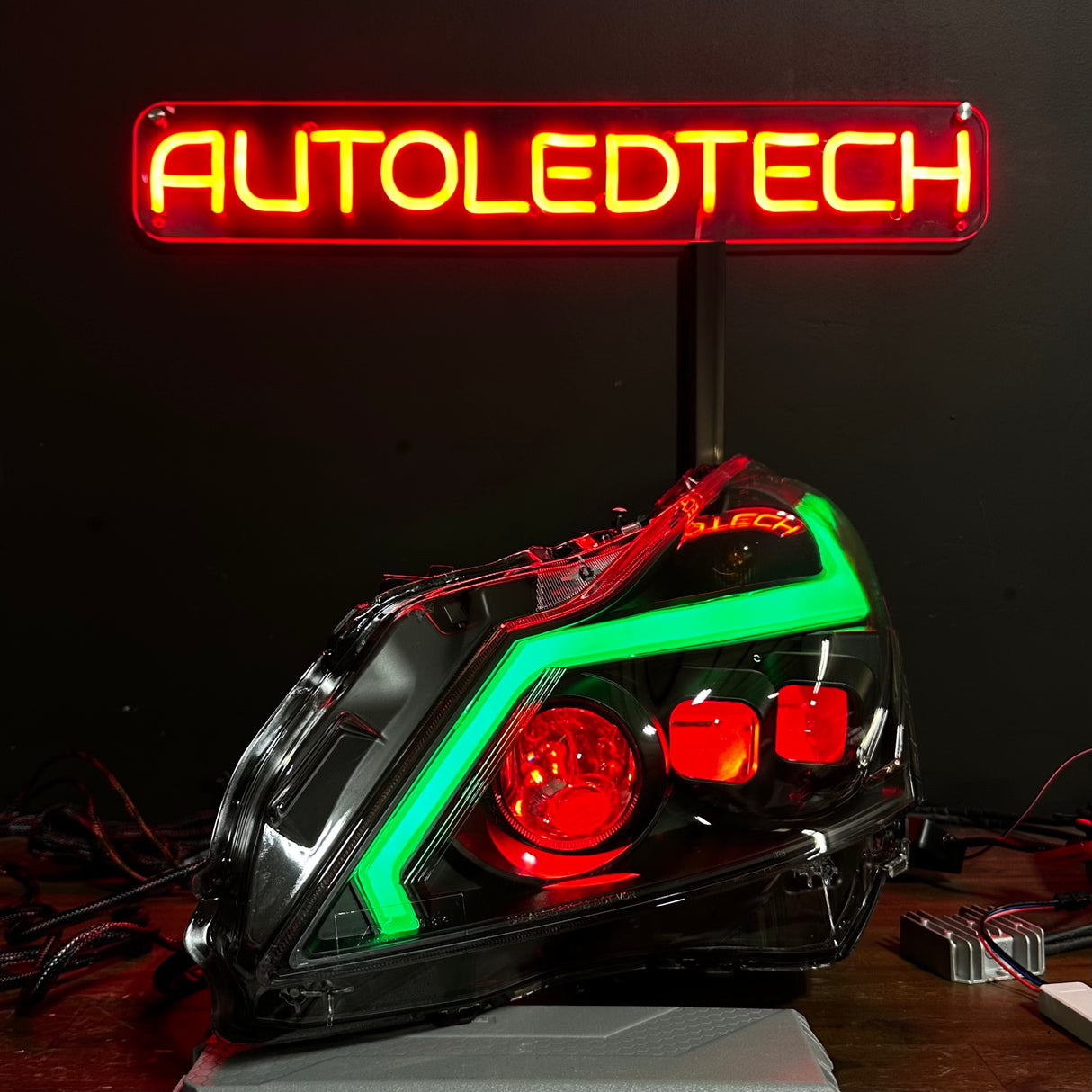 2010-2015 Infiniti G37/G25/Q60 RGB Flow Series LED DRL Headlights