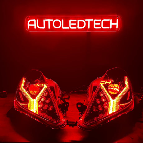 2014-2023 Chevy C7 Corvette RGBW Flow Series LED DRL XB LED Headlights