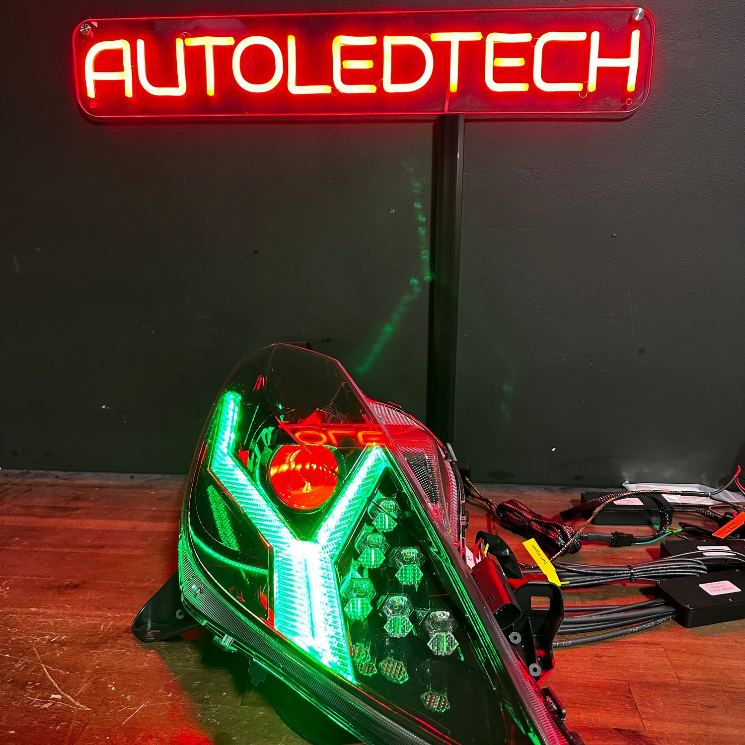 2014-2019 Chevy C7 Corvette RGBW Flow Series LED DRL XB LED Headlights