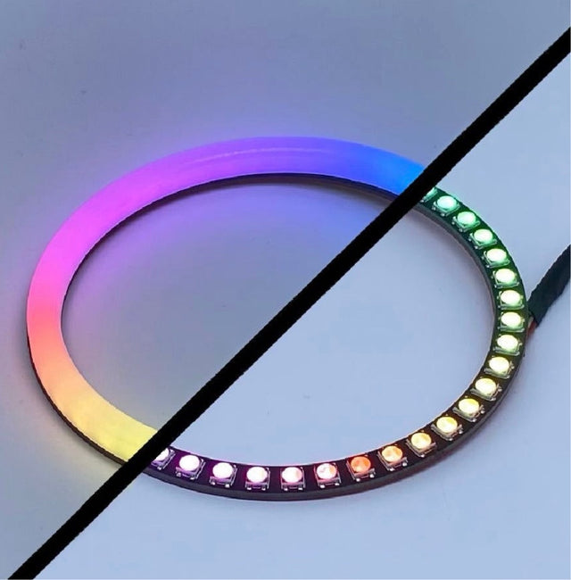 2009-2025 Nissan GTR R35 RGBW Flow Series LED DRL + Halo Kit