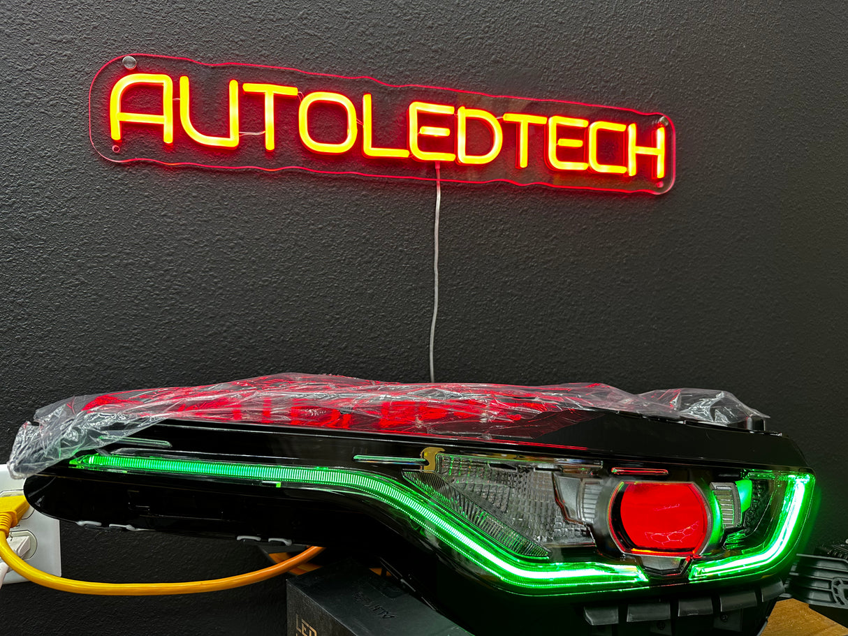 2019-2024 Chevrolet Camaro RGBW LED DRL Prebuilt Headlights & Fog Lights (Color-Changing)