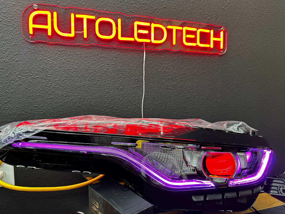 2019-2024 Chevrolet Camaro RGBW LED DRL Headlights & Fog Lights