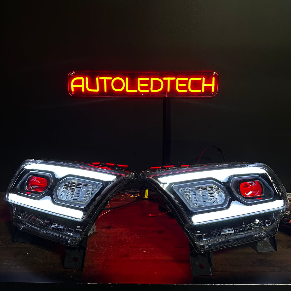 2014-2026+ Dodge Durango RGBW Flow Series LED DRL Prebuilt Headlights