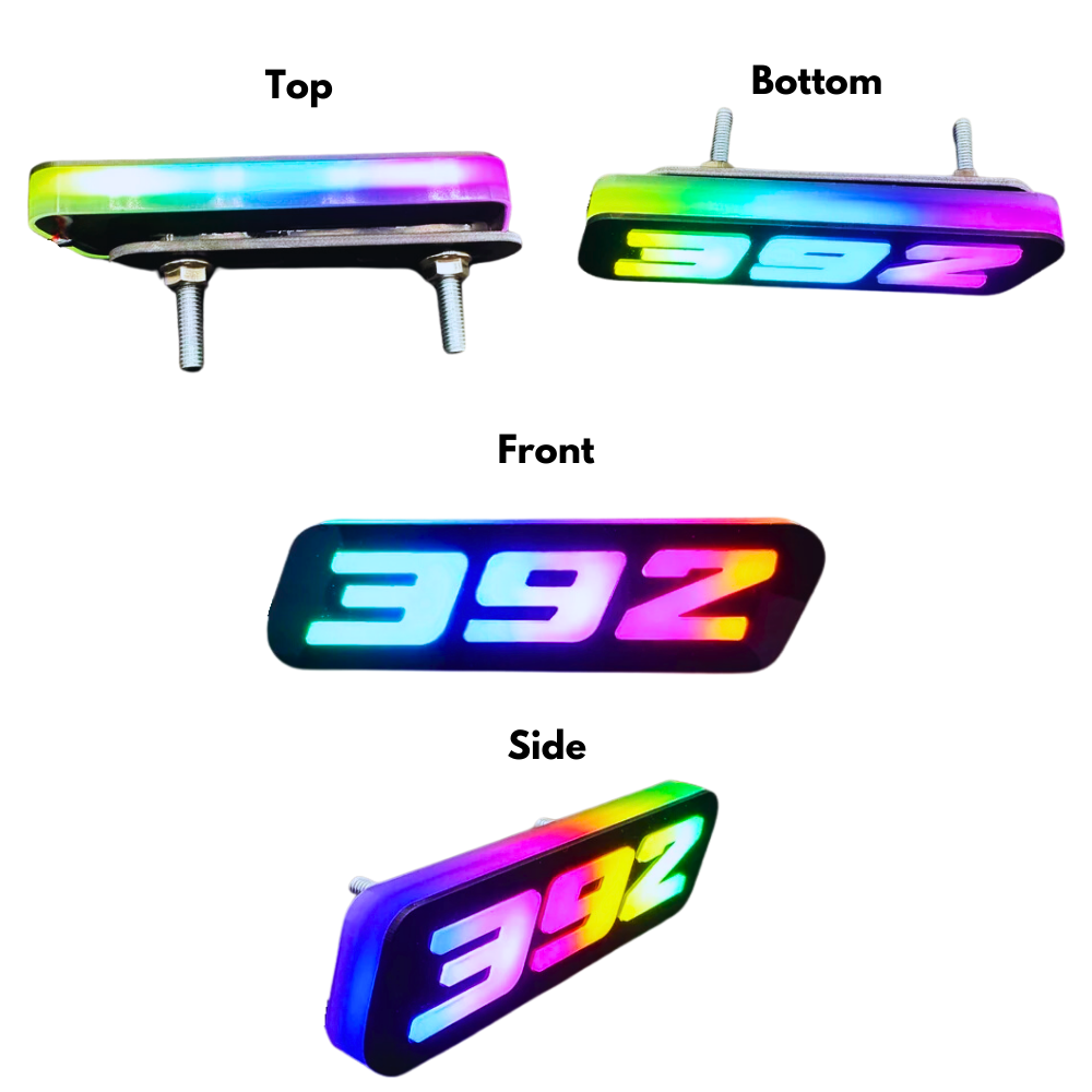 Dodge 392 RGB Flow Series LED Badge Emblem Logo