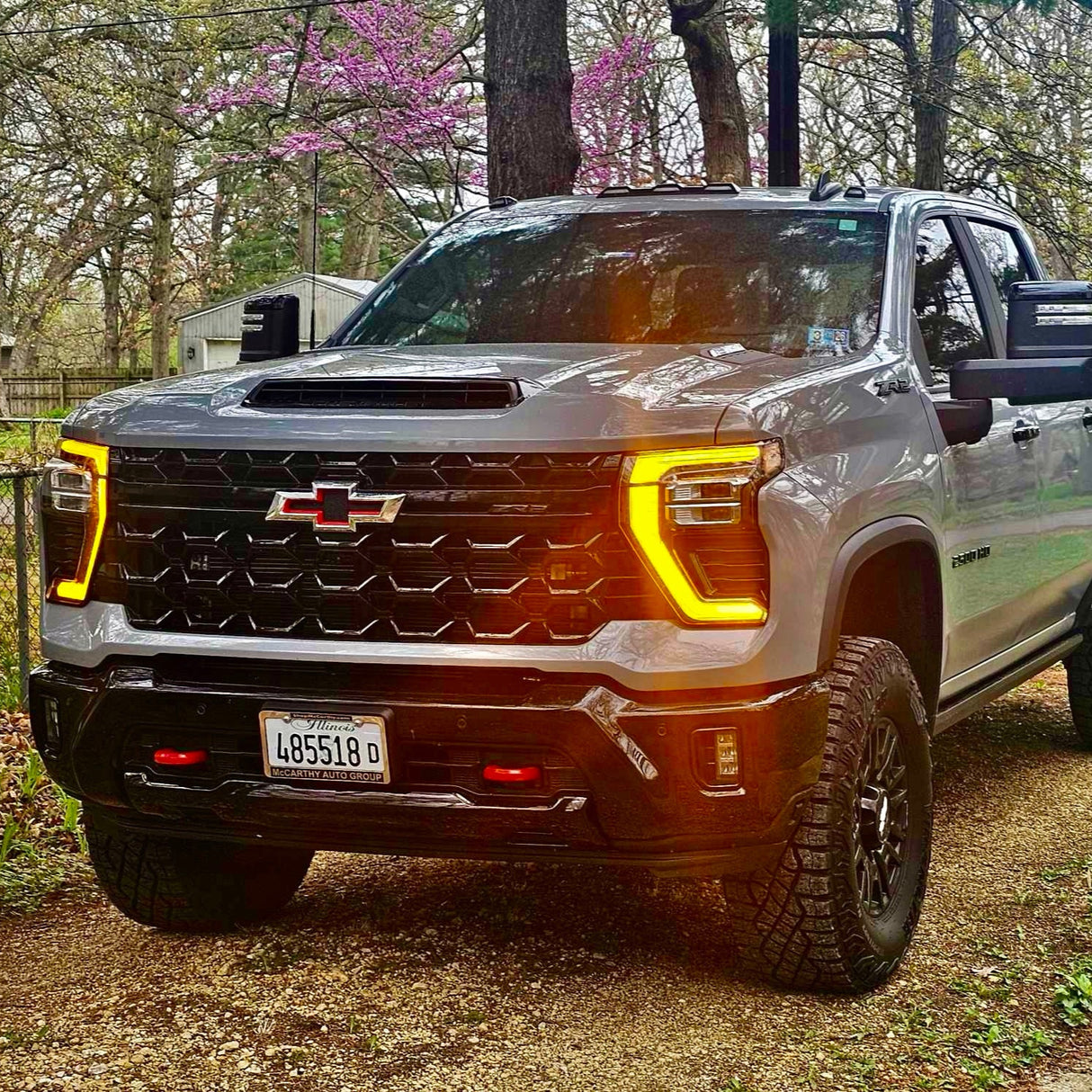 2024+ Chevy Silverado HD 2500/3500 Amber DRL Headlight Harness Kit