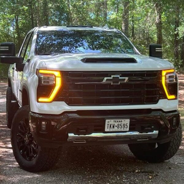 2024+ Chevy Silverado HD 2500/3500 Amber DRL Headlight Harness Kit