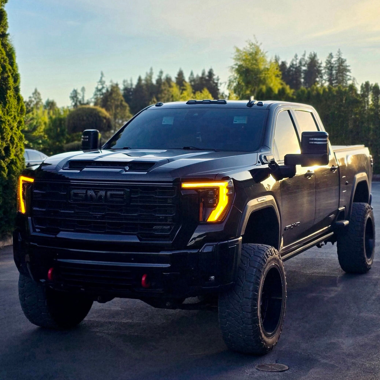 2024-2026+ GMC Sierra HD 2500/3500 Amber DRL Headlight Harness Kit