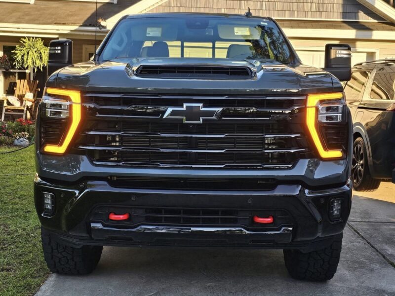 2024+ Chevy Silverado HD 2500/3500 Amber DRL Headlight Harness Kit