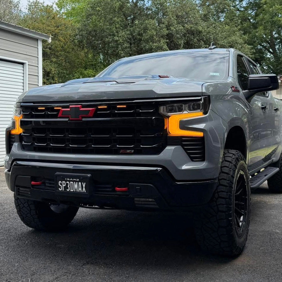 2022+ Chevy Silverado 1500 Amber DRL Headlight Harness Kit