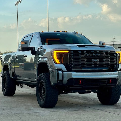 2024-2026+ GMC Sierra HD 2500/3500 Amber DRL Headlight Harness Kit