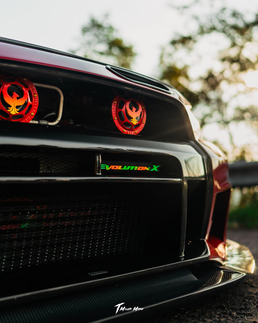 Lancer Evolution RGBW Flow Series LED Badge Emblem - Lit Logos - AutoLEDTech.com