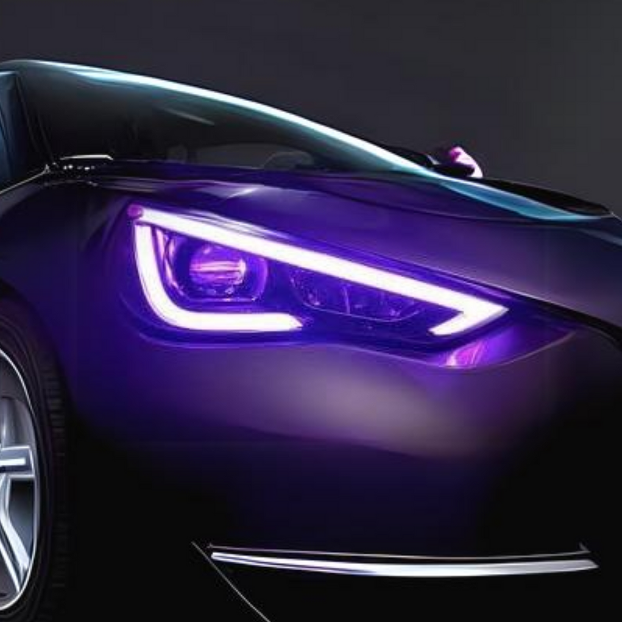 2017-2022 Infiniti Q60 RGBW Flow Series LED DRL Prebuilt Custom Headlights