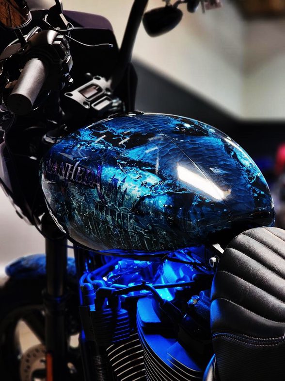 Motorcycle Cruiser Flow Series LED Underbody 13-Piece Lighting Kit - AutoLEDTech.com