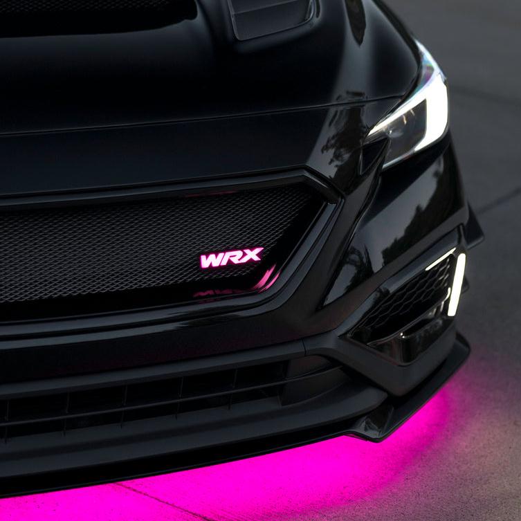 2000-2024 WRX RGBW Flow Series LED Badge Emblem - Lit Logos