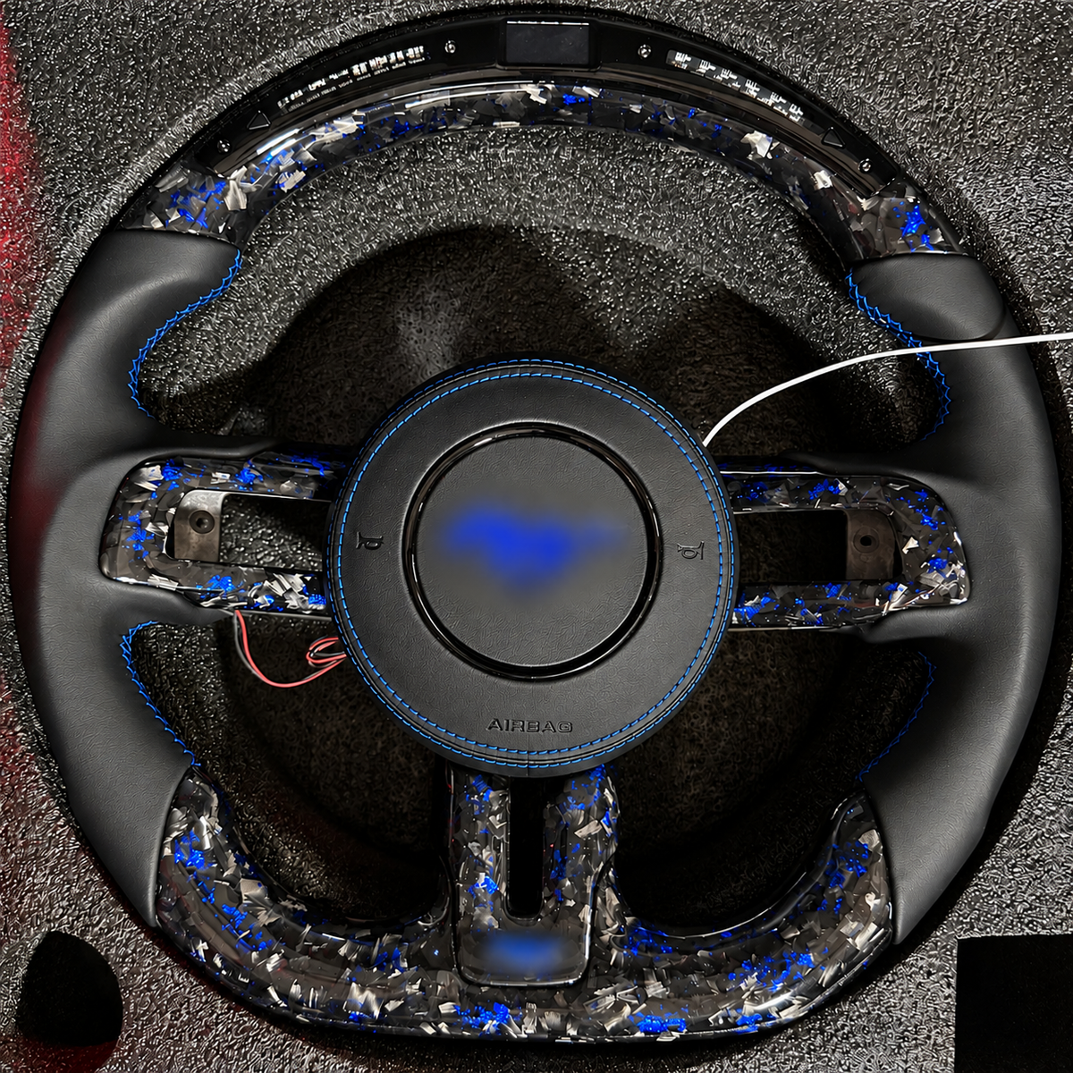 2015-2023 Ford Mustang Custom Carbon Fiber Steering Wheel