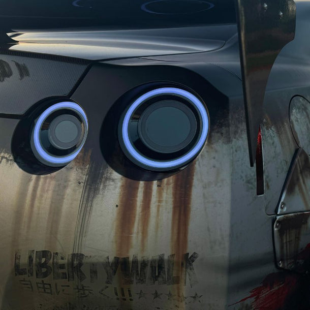 2008-2024 Nissan GTR R35 RGB Flow Smoked LED Tail Lights