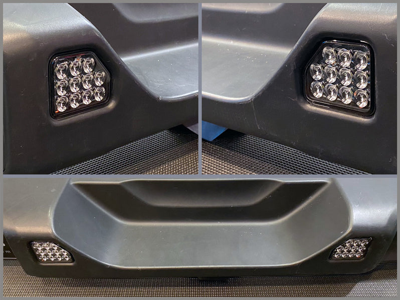 2018-2026+ Jeep Wrangler JL Red Smoked LED Flush Mount Tail Lights