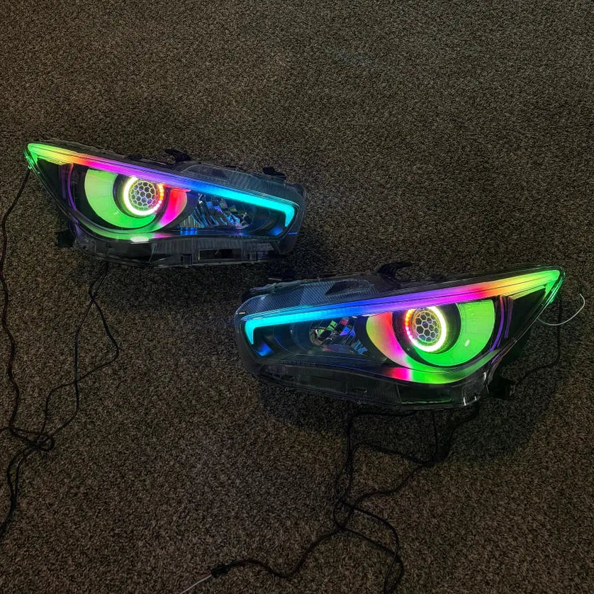 2014-2024 Infiniti Q50 RGBW Flow Series LED DRL Boards