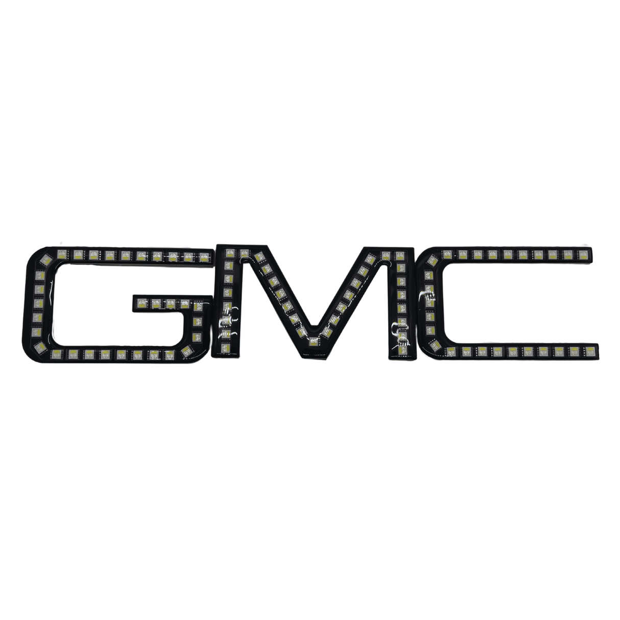 2007-2026+ GMC Sierra Yukon Canyon Illuminated RGBW LED Badge Emblem Logo - AutoLEDTech.com
