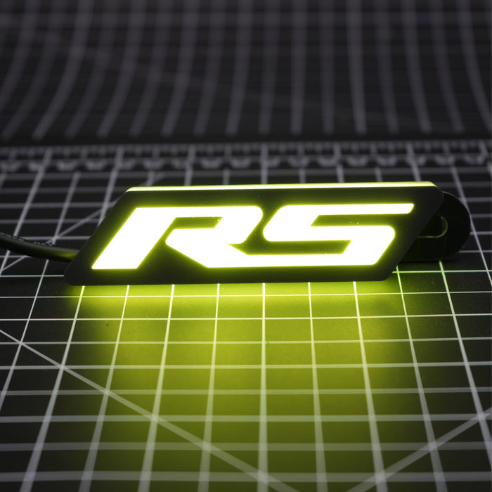 RS Flow Series LED Badge Emblem Logo - AutoLEDTech.com