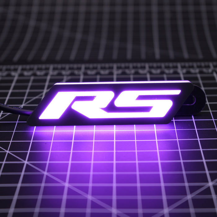 RS Flow Series LED Badge Emblem Logo - AutoLEDTech.com