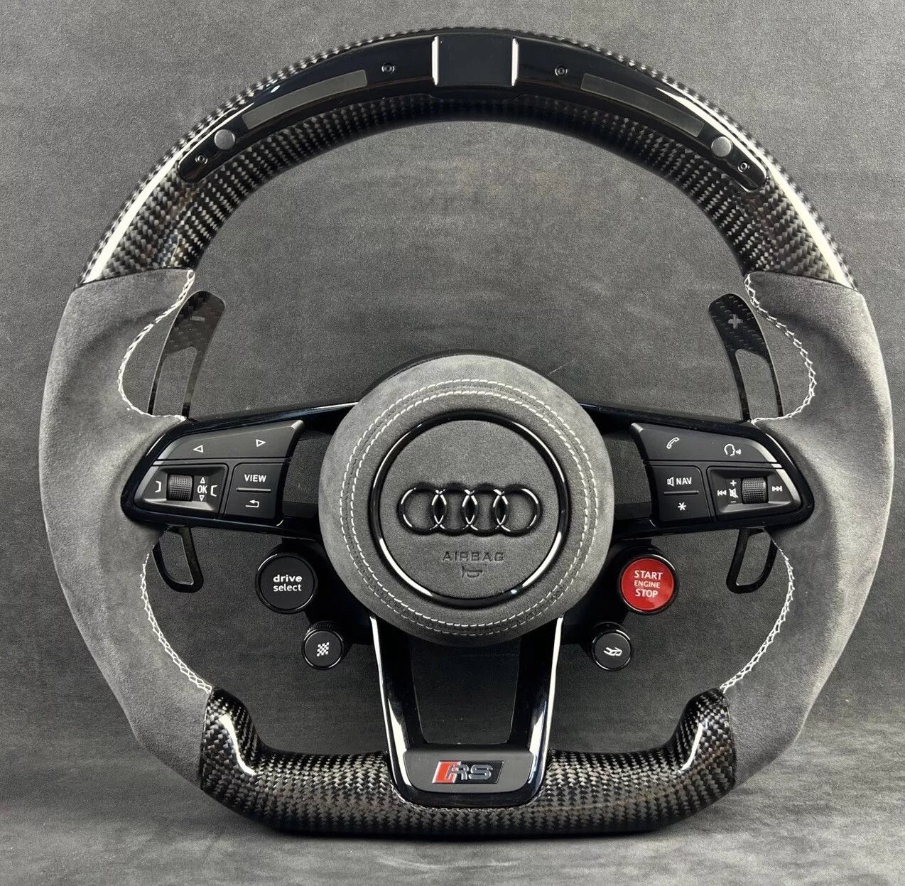 2015-2026+ Audi Q3/Q5/Q7/Q8 Custom Carbon Fiber Steering Wheel